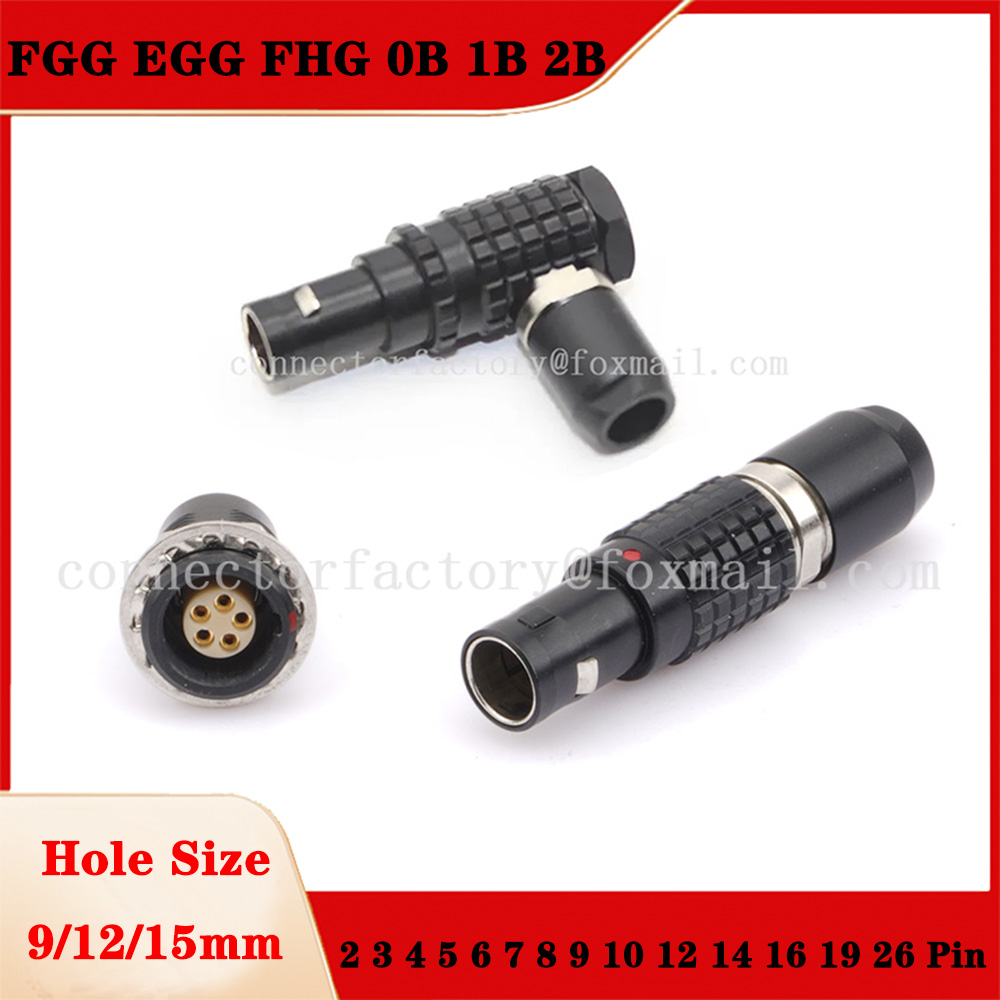 Push Fit Connector - Black FGG EGG FHG 0B 1B