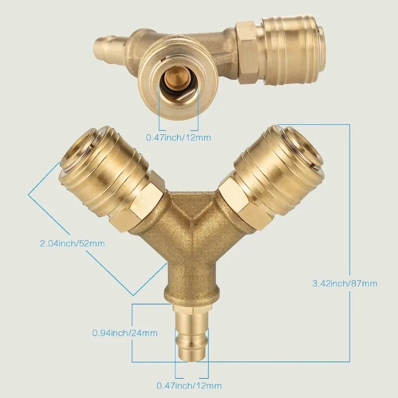 Upgraded Compressed Air Distri - огляд і ціна Compression Fitting Brass