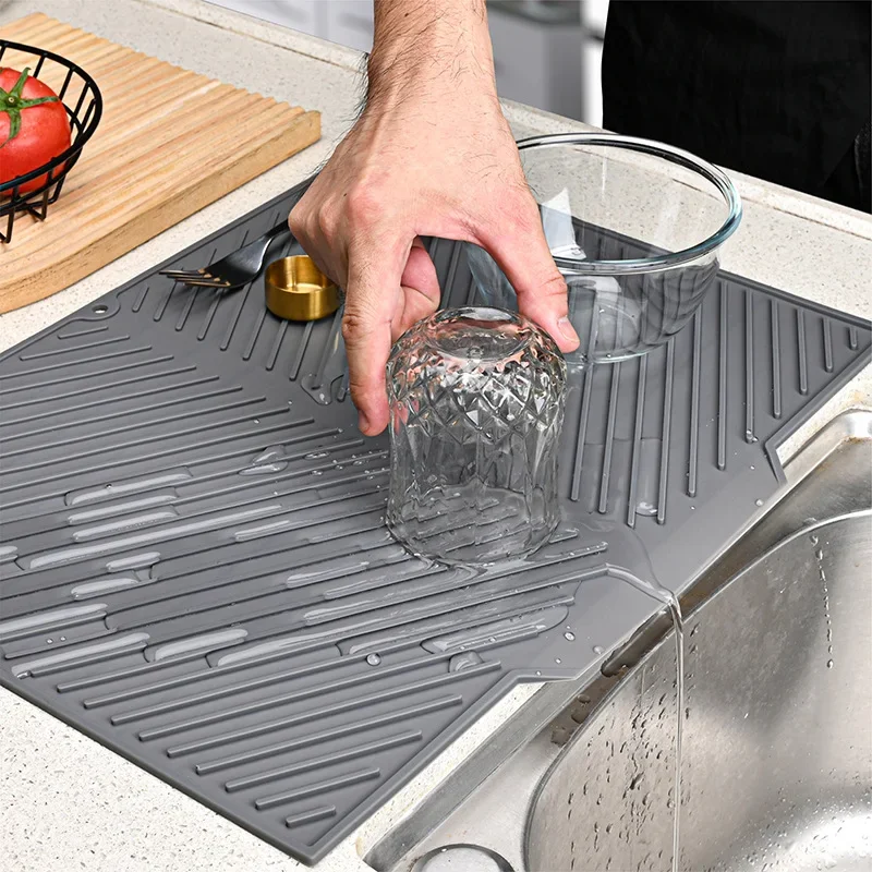 Silicone Dish Draining Mat, Po - огляд і ціна Silicone Tap Washer