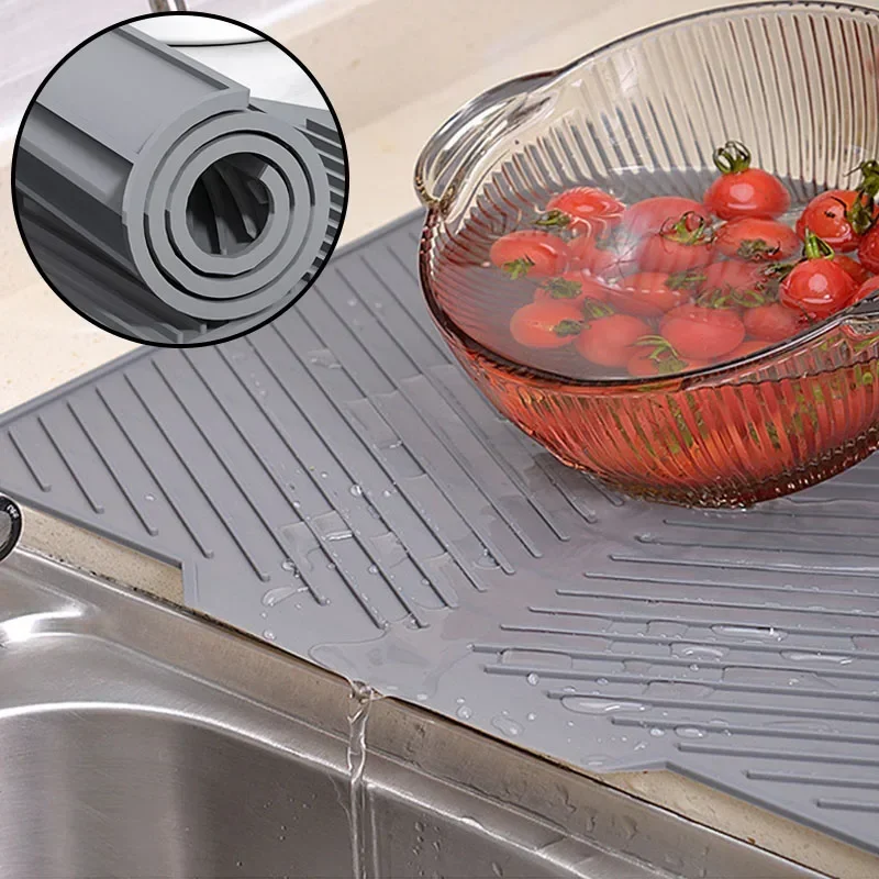 Silicone Dish Draining Mat, Po - огляд і ціна Silicone Tap Washer