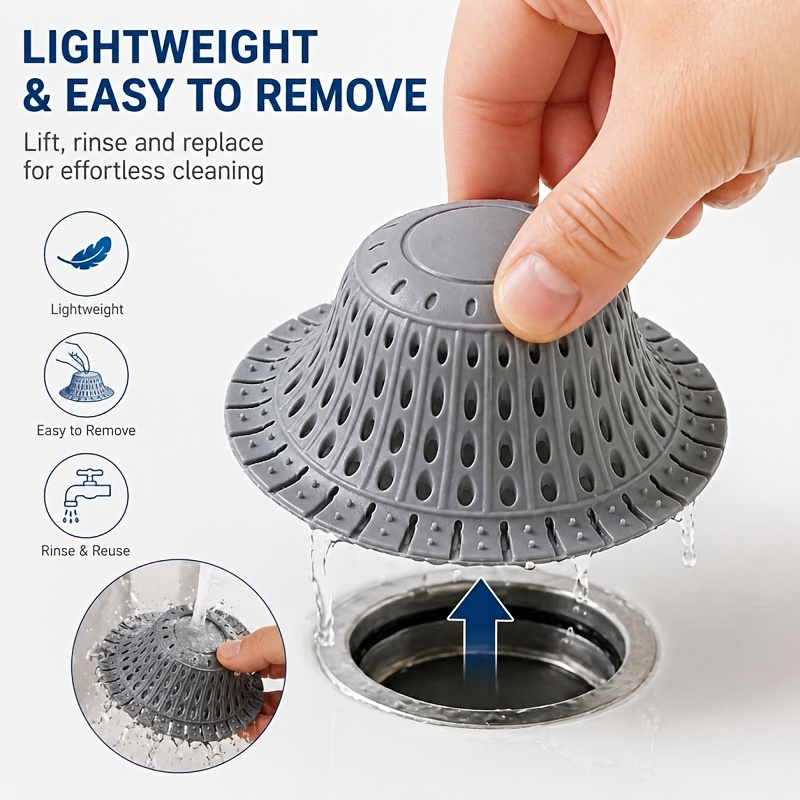 Silicone Foldable Hair Catcher - огляд і ціна Drain Pipe Clip