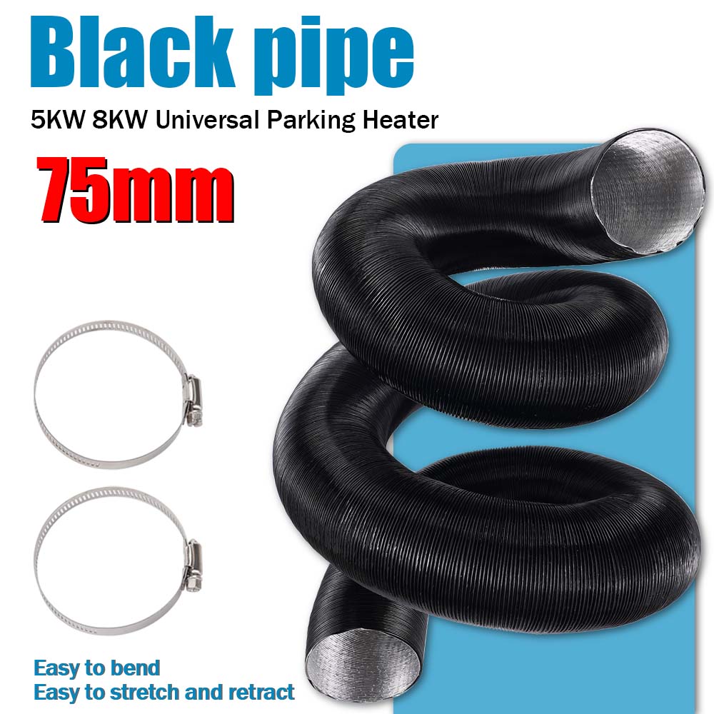 75mm Air Diesel Parking Heater - огляд і ціна Flexible Hose Braided
