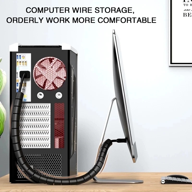1/2M Flexible Spiral Cable Org - огляд і ціна Plastic Pipe Clip