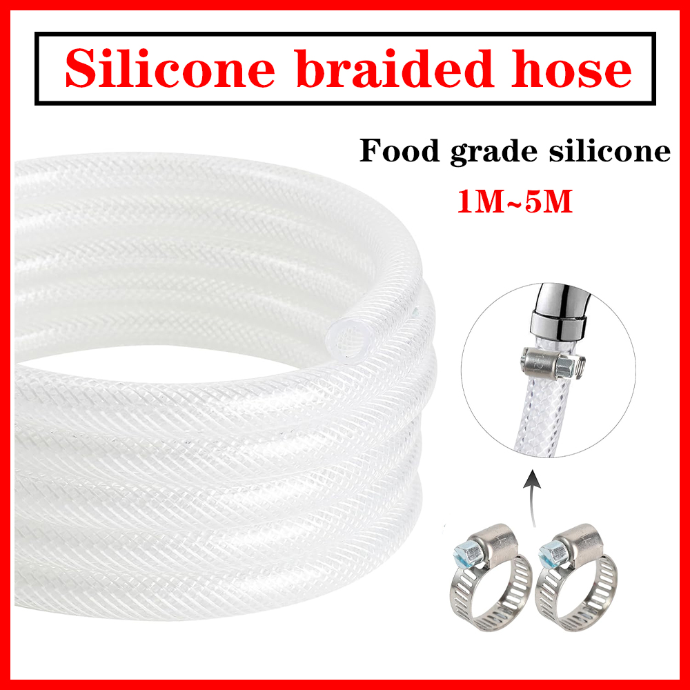 High Pressure Braided Clear PV - огляд і ціна Flexible Hose Braided
