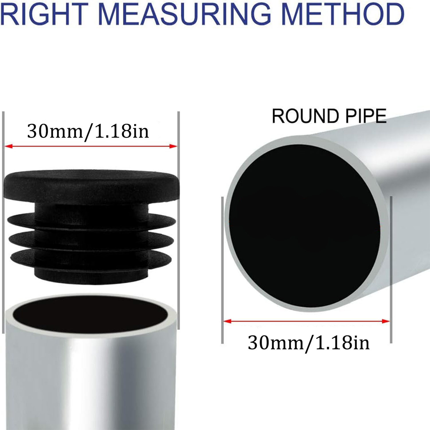 8-40Pcs Black Round Plastic Bl - огляд і ціна Plastic Pipe Clip