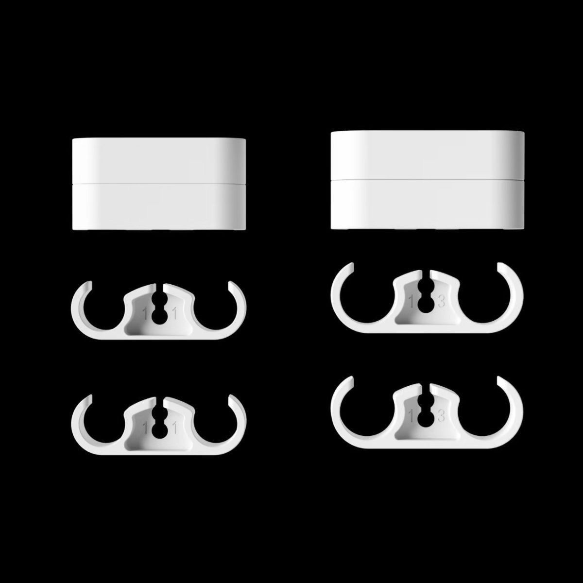 Cable comb clip of water-coole - огляд і ціна Plastic Pipe Clip