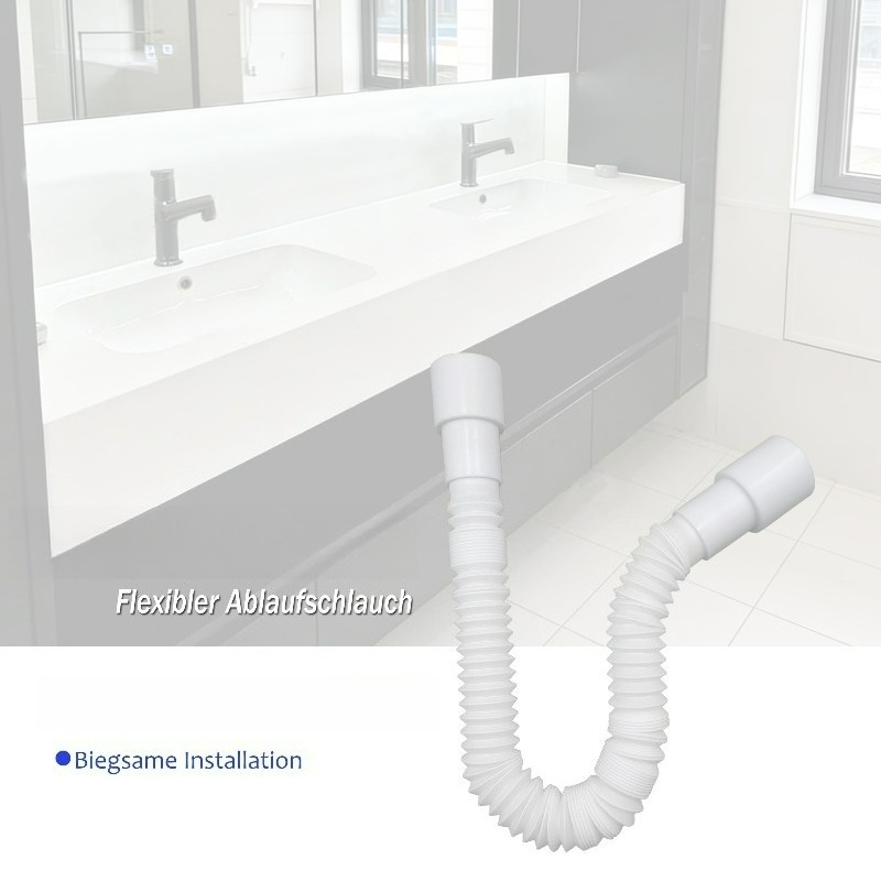 Flexible Drain Pipe for Kitche - огляд і ціна Flexible Hose Braided