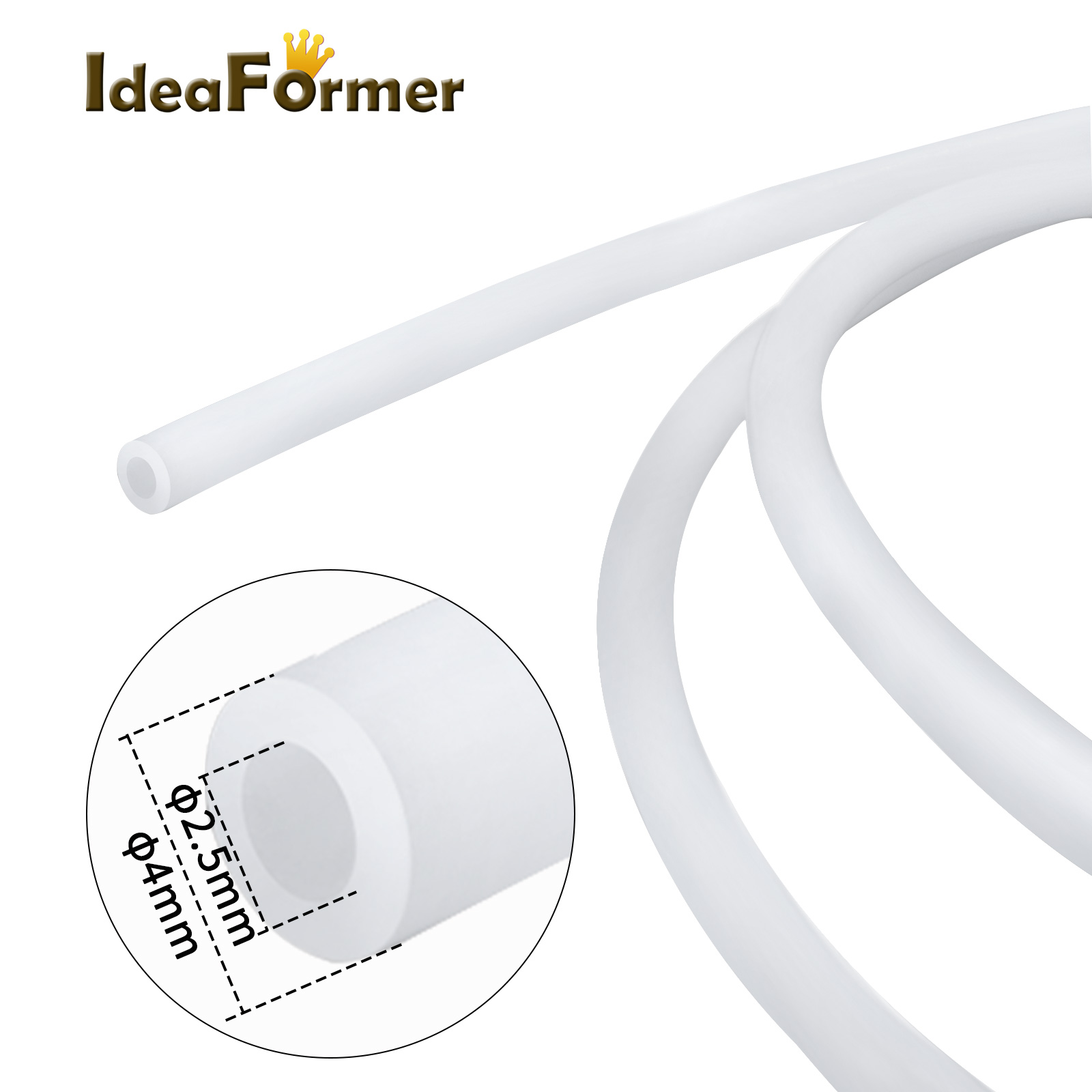 2.5mm OD 4mm Bambu Lab PTFE Tu - огляд і ціна Ptfe Tape Thread