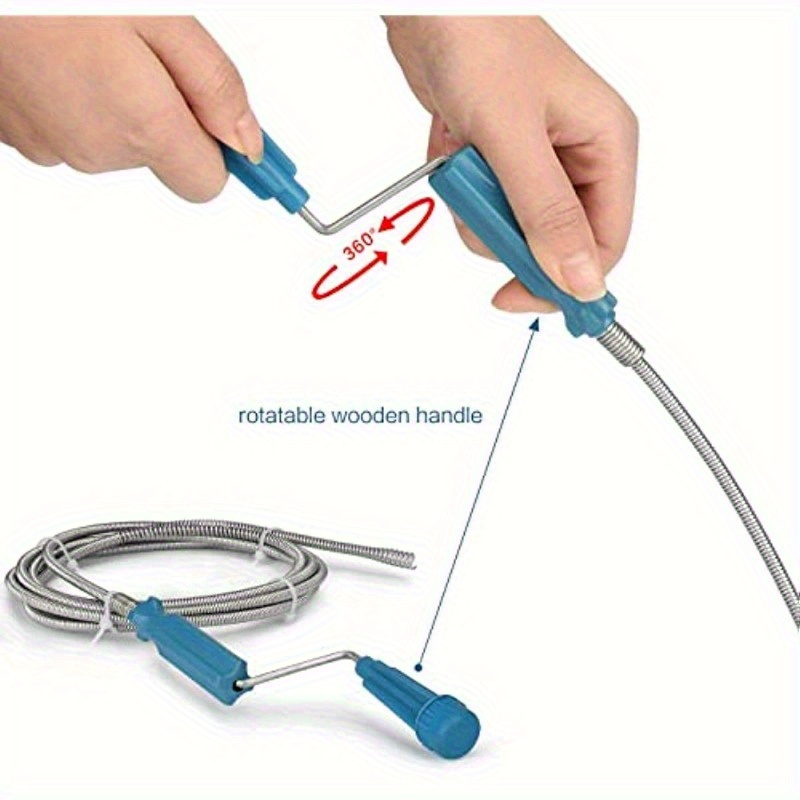 Telescopic Handle Flexible Ste - огляд і ціна Drain Snake Flexible