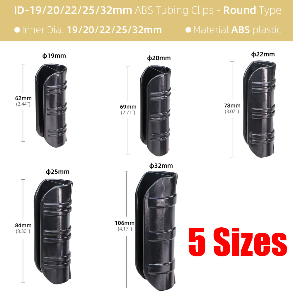 20-50PCS 19/20/22/25/28MM Gard - огляд і ціна Plastic Pipe Clip