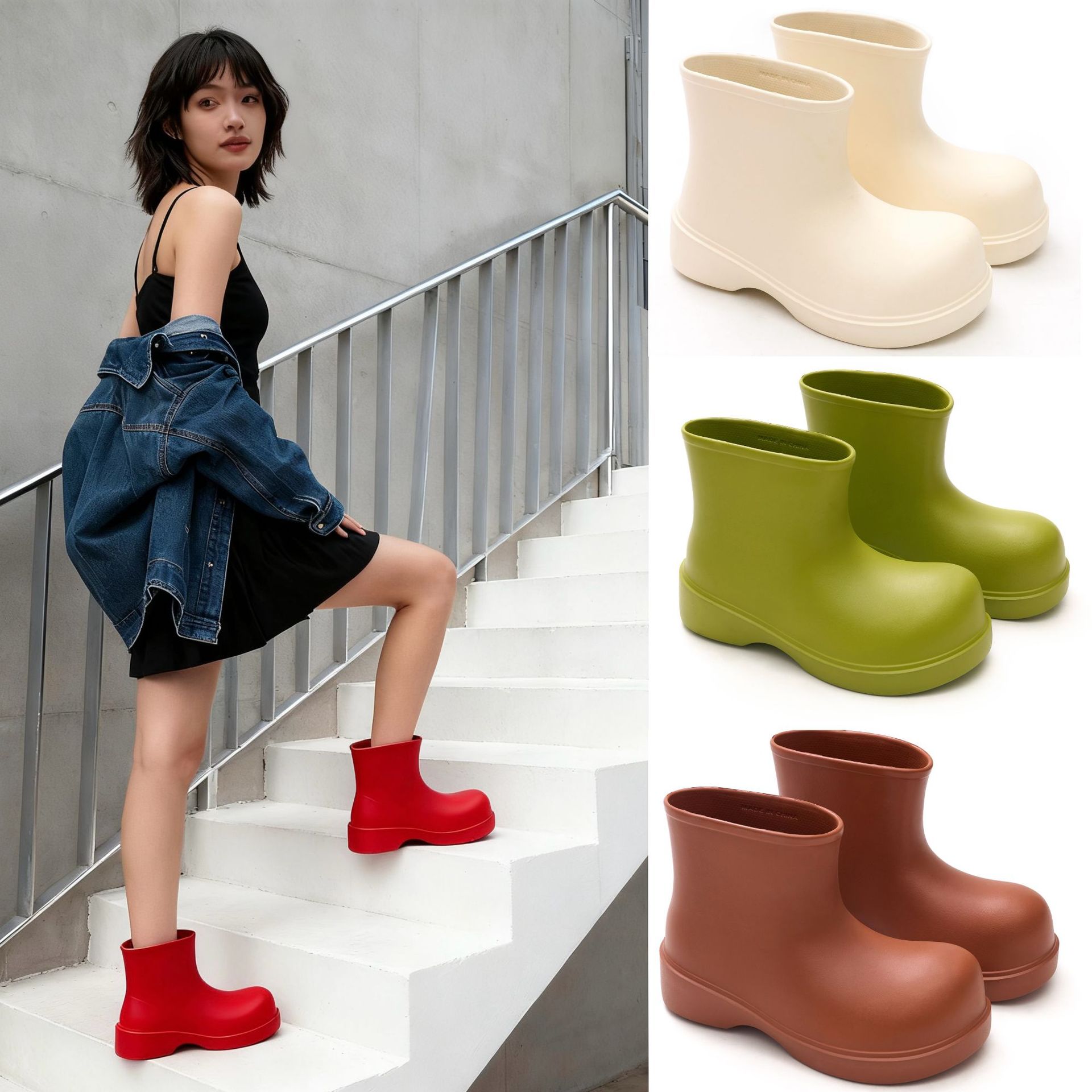 Korean rain boots 2025 women's - огляд і ціна Pipe Bending Spring