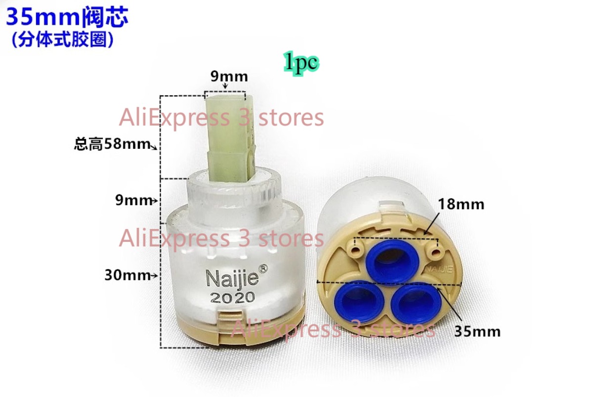 1pcs 28mm/35mm/40mm Water Mixe - огляд і ціна Shower Valve Cartridge