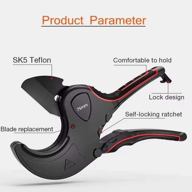 Pipe Cutter 42mm-75mm Aluminum - огляд і ціна Pipe Cutter Ratchet
