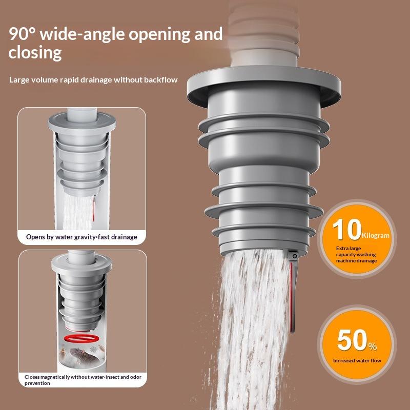 &Bathroom Sewer Seal Ring Anti - огляд і ціна Drain Pipe Clip