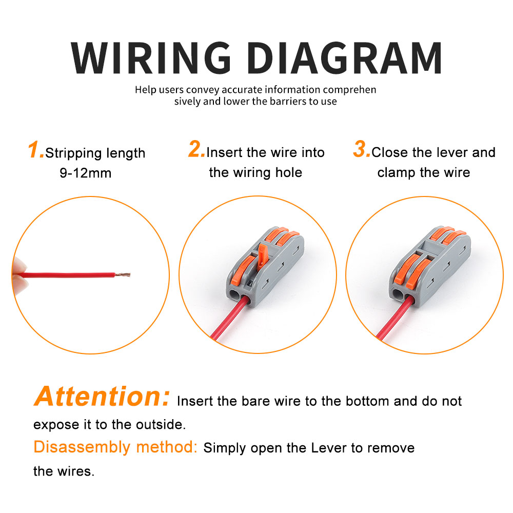 DIY GO 22PCS Lever Wire Connec - огляд і ціна Push Fit Connector