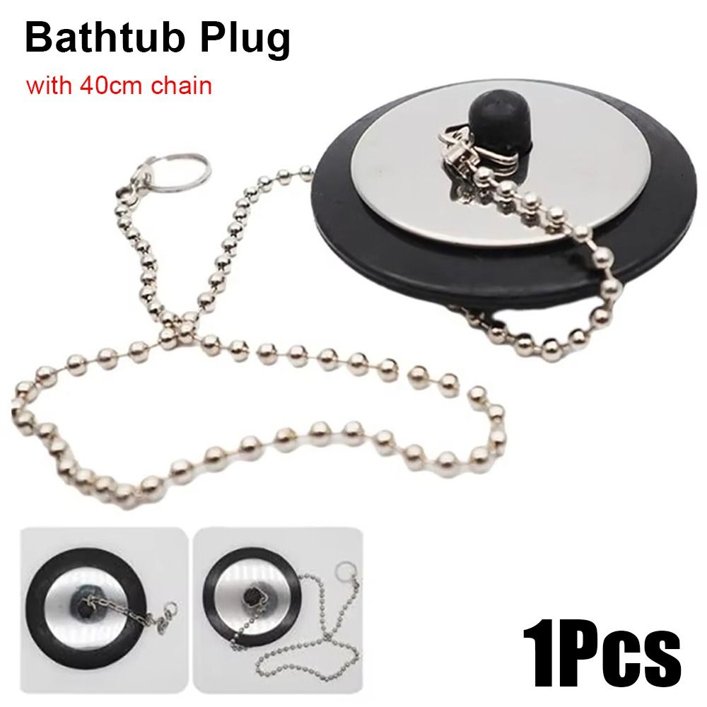 1Pcs Durable Rubber Tub Stoppe - огляд і ціна Drain Pipe Clip