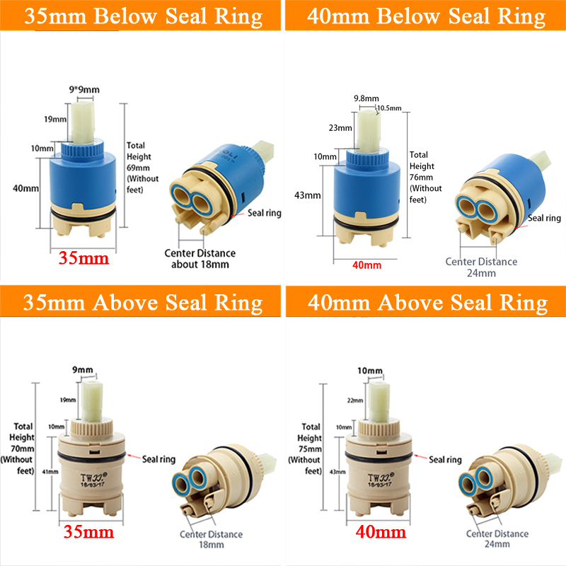 Tap Mixing High spool Valve 35 - огляд і ціна Shower Valve Cartridge
