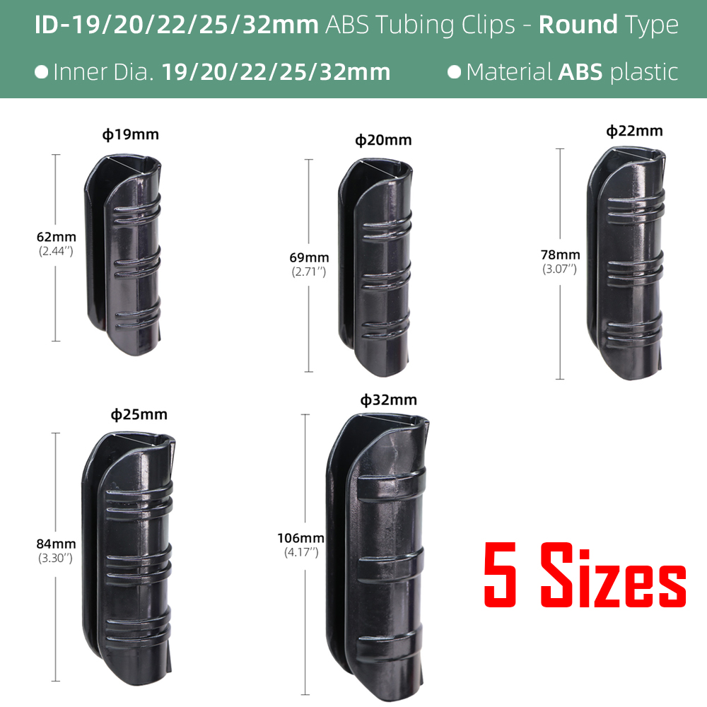 30PCS 19/20/22/25/32MM Garden  - огляд і ціна Plastic Pipe Clip