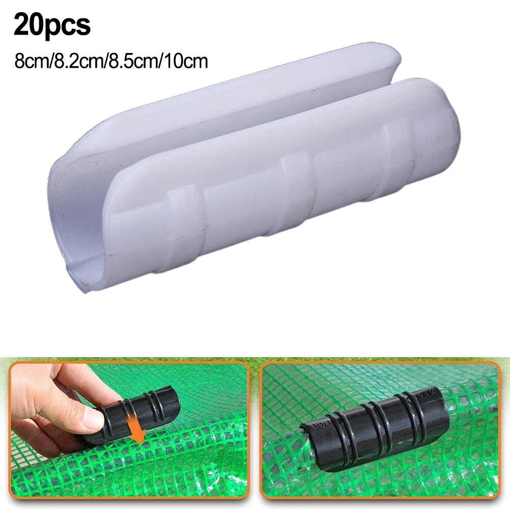20Pc Greenhouse Frame Film Buc - огляд і ціна Plastic Pipe Clip